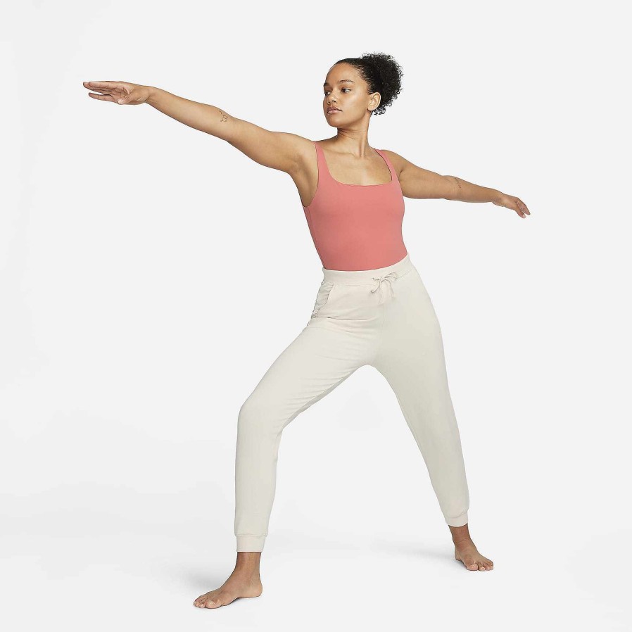 Damen Nike Tops Und T-Shirts | Nike Yoga Dri-Fit Luxe