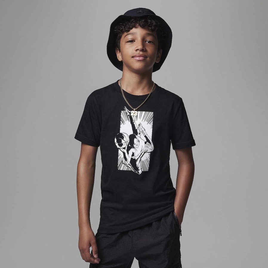 Kinder Nike Jordanien | Jordan Burst Grafik-T-Shirt