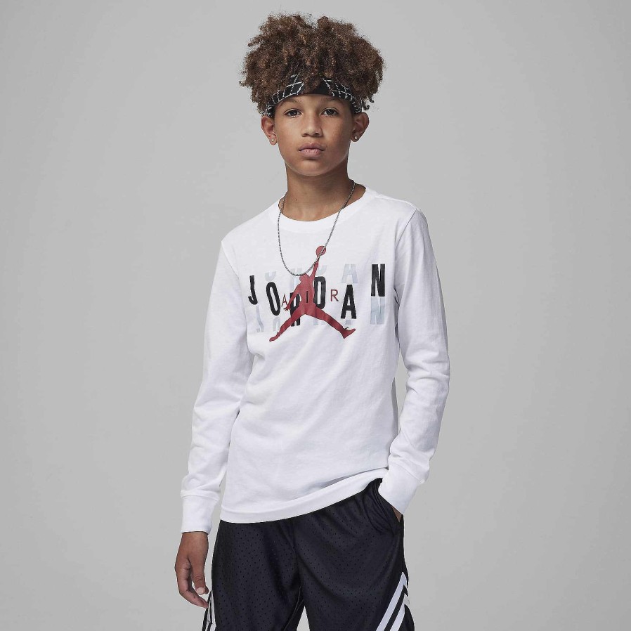 Kinder Nike Jordanien | Jordan Scramble Langarm-T-Shirt