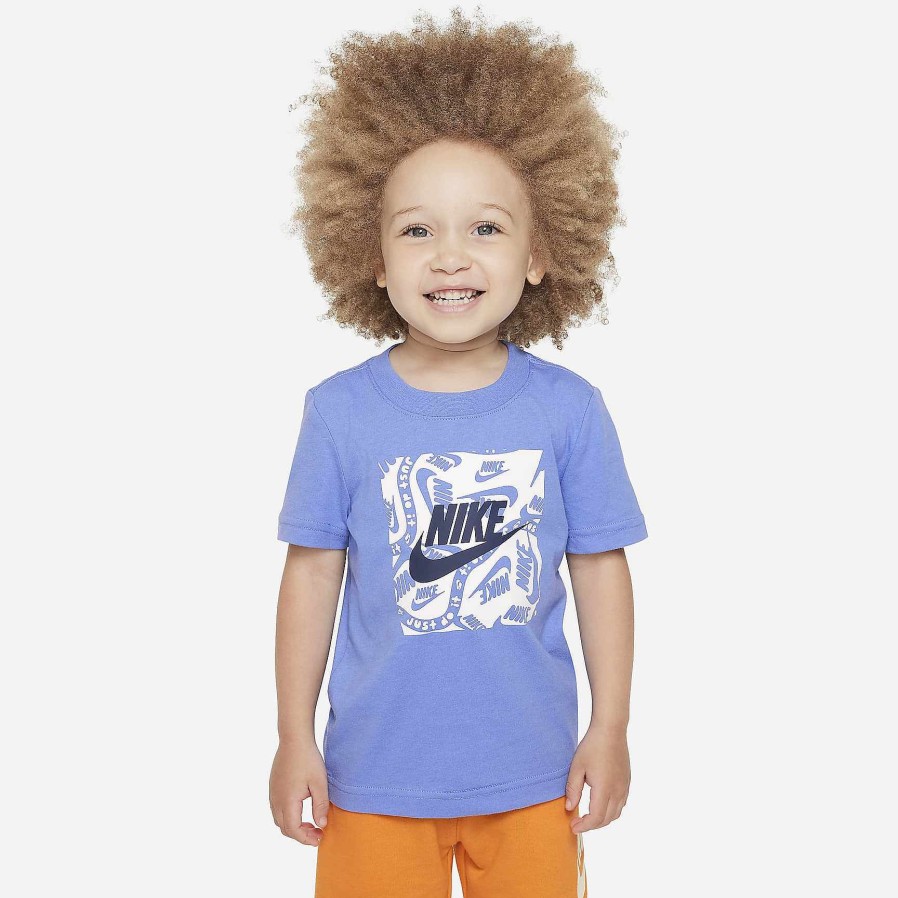 Kinder Nike Tops Und T-Shirts | Nike Brandmark Square Basic T-Shirt