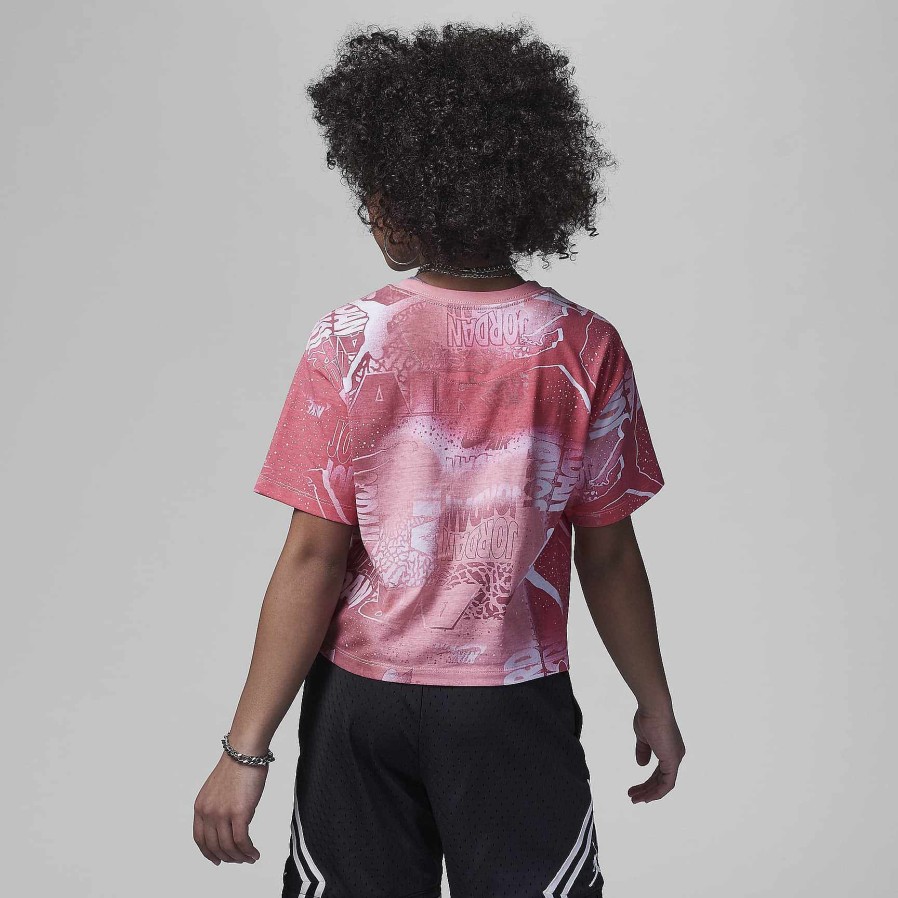 Kinder Nike Jordanien | Jordan Essentials New Wave T-Shirt Mit Allover-Print