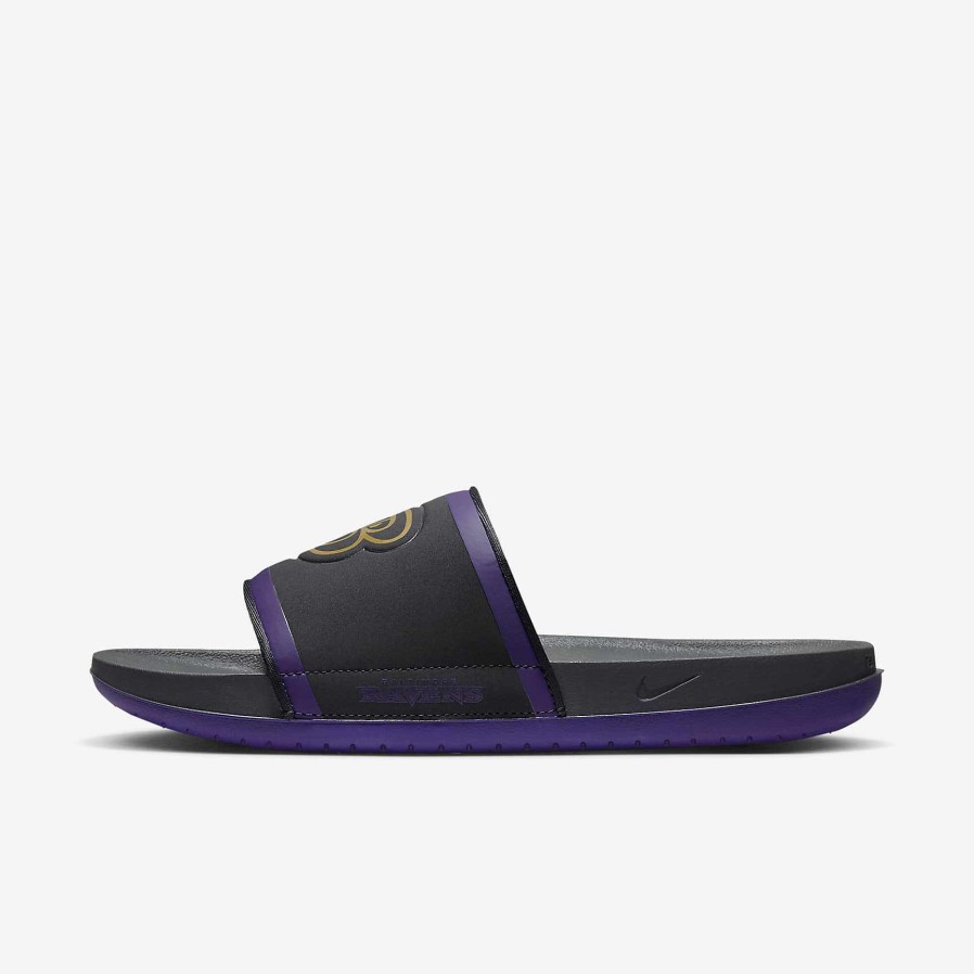 Herren Nike Sandalen Und Pantoletten | Nike Offcourt (Nfl Baltimore Ravens)