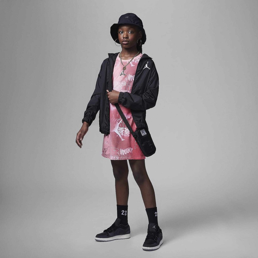 Kinder Nike Jordanien | Jordan Essentials New Wave Allover-Print-Kleid