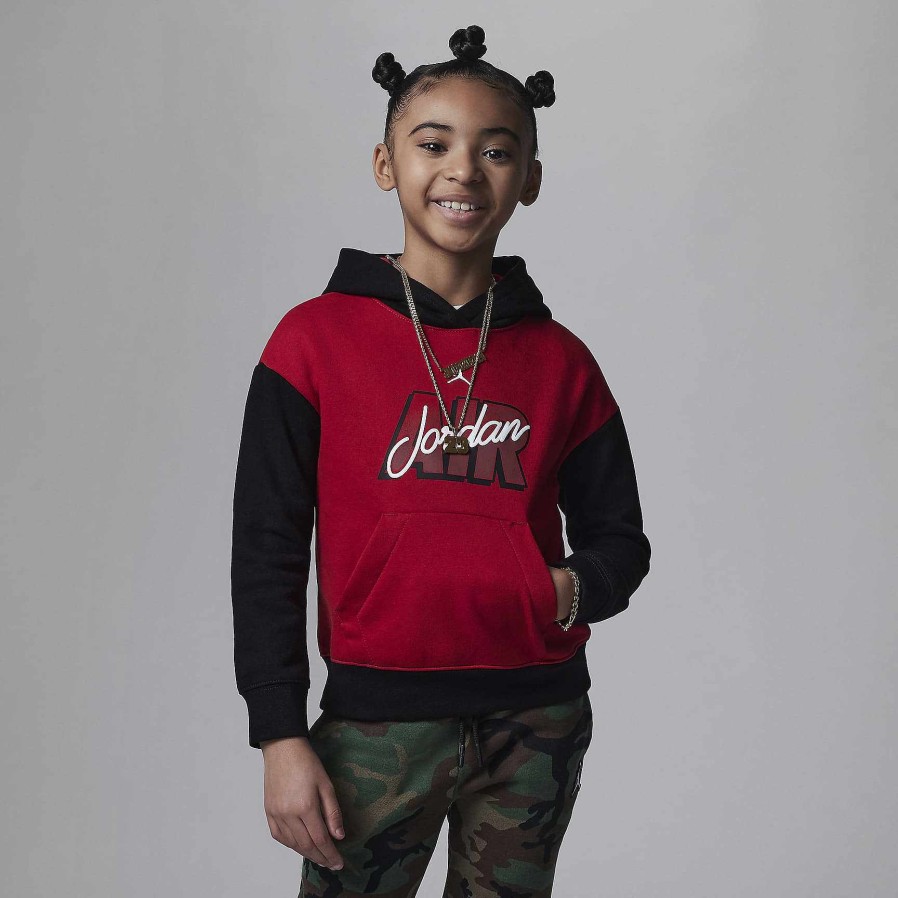 Kinder Nike Jordanien | Jordan Blocked Air-Ress Pullover-Hoodie