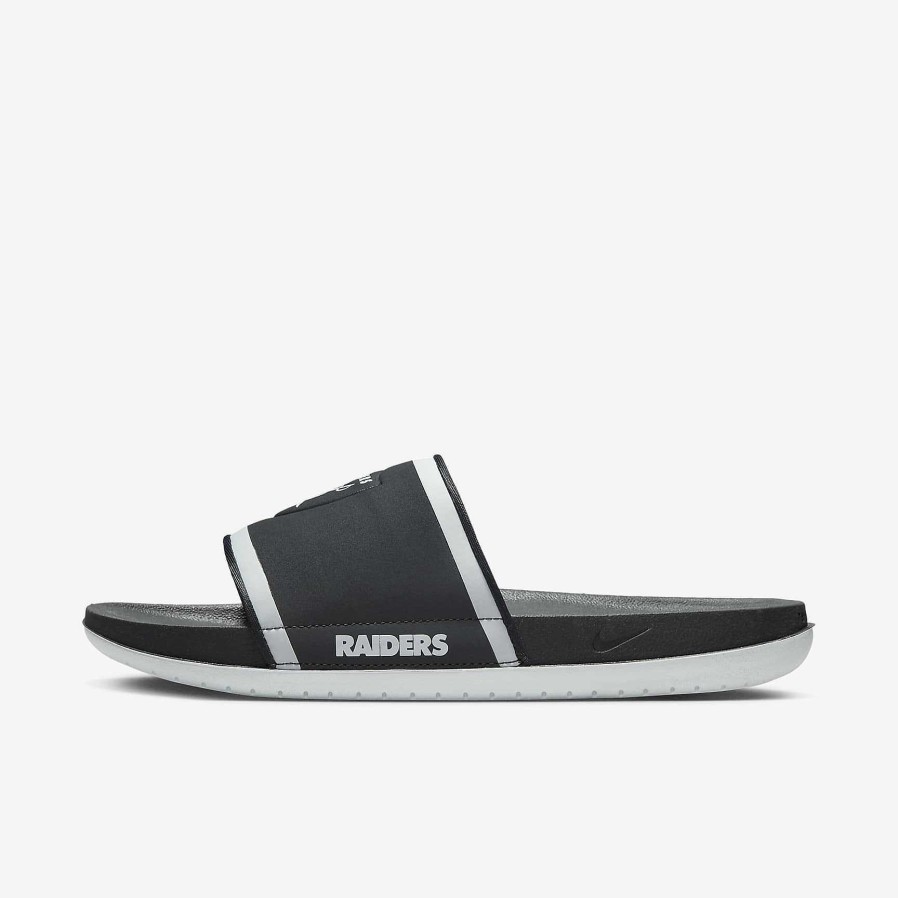 Herren Nike Sandalen Und Pantoletten | Nike Offcourt (Nfl Las Vegas Raiders)