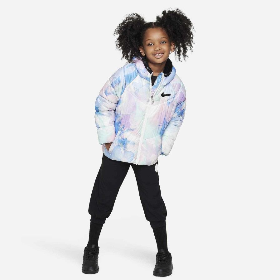 Kinder Nike Oberbekleidung Und Jacken | Nike Swoosh Chevron Pufferjacke