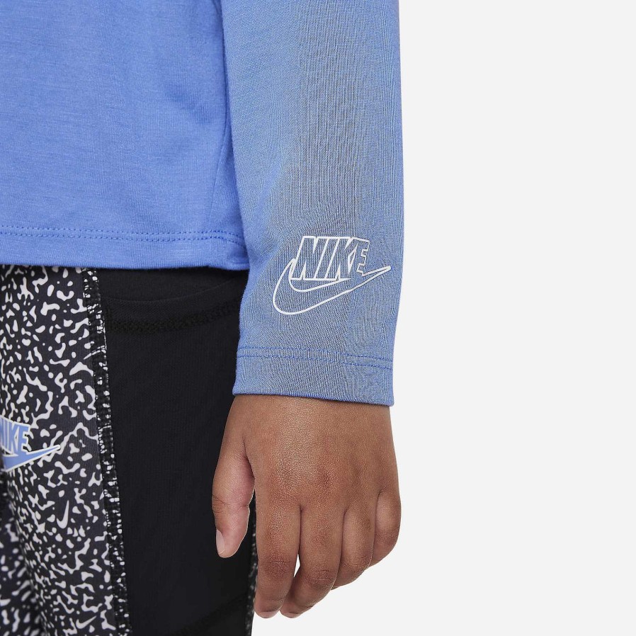 Kinder Nike Tops Und T-Shirts | Nike Langarm-Strickoberteil Mit Notebook-Print