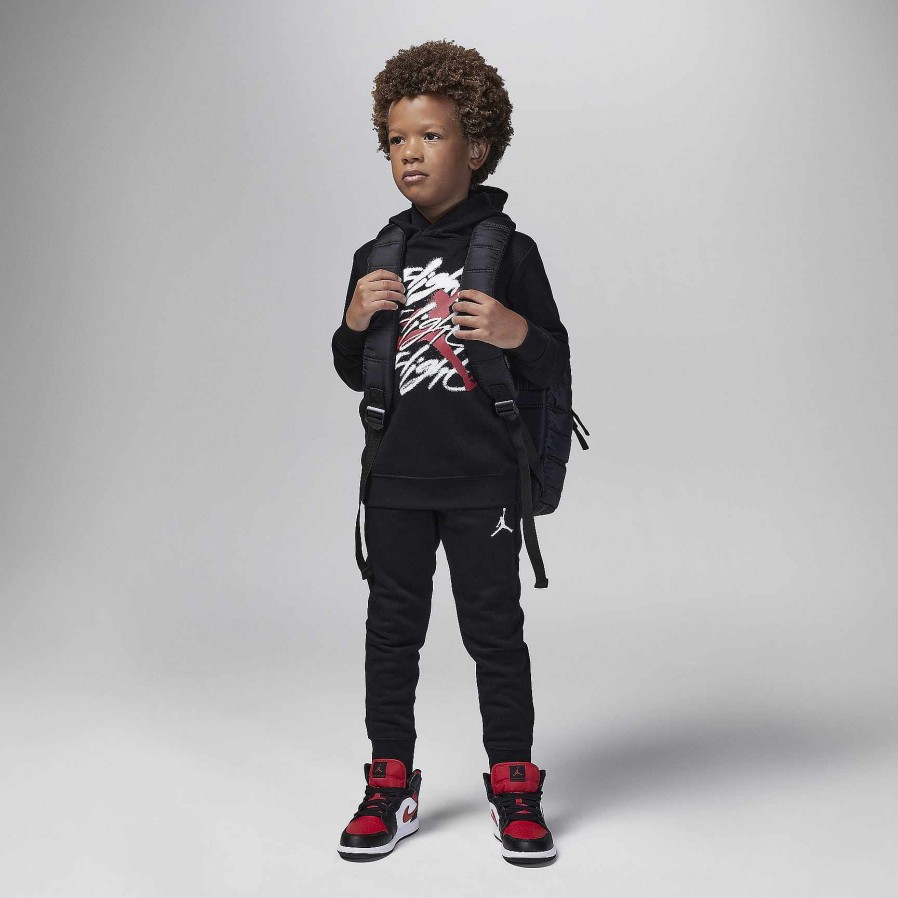 Kinder Nike Cyber Monday-Kleidung | Jordan Flight Spray Pullover-Hoodie-Set