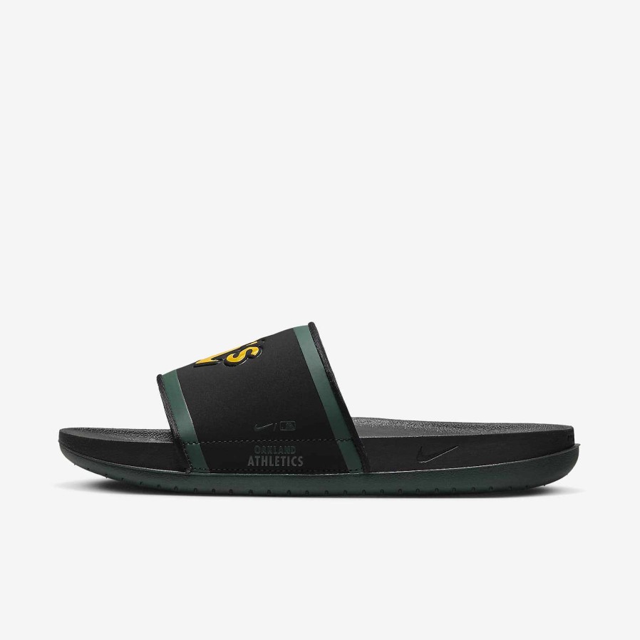 Herren Nike Sandalen Und Pantoletten | Nike Offcourt (Mlb Oakland Athletics)