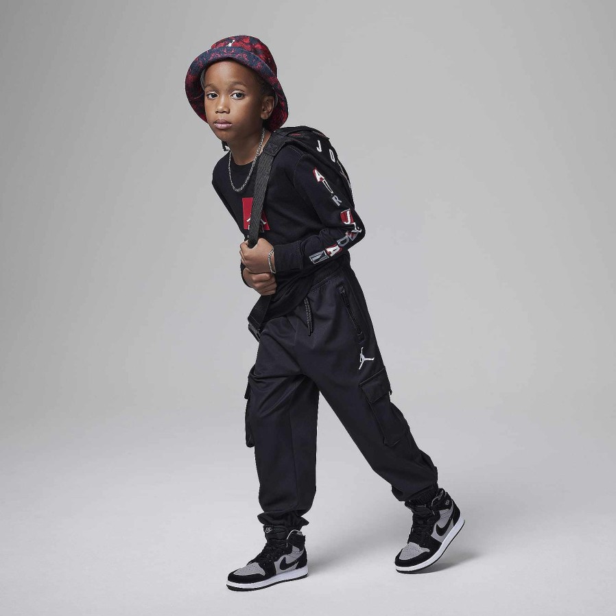 Kinder Nike Jordanien | Jordan Air Stacked Langarm-T-Shirt