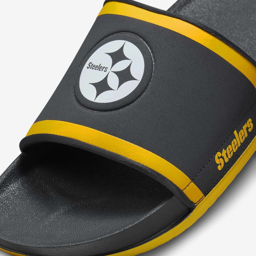 Herren Nike Sandalen Und Pantoletten | Nike Offcourt (Nfl Pittsburgh Steelers)