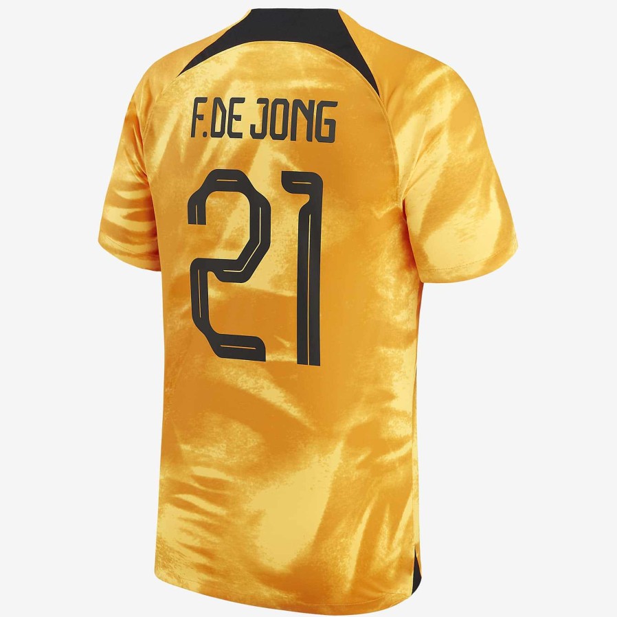 Herren Nike Tops Und T-Shirts | Heimstadion Der Niederlandischen Nationalmannschaft 2022/23 (Frenkie De Jong)