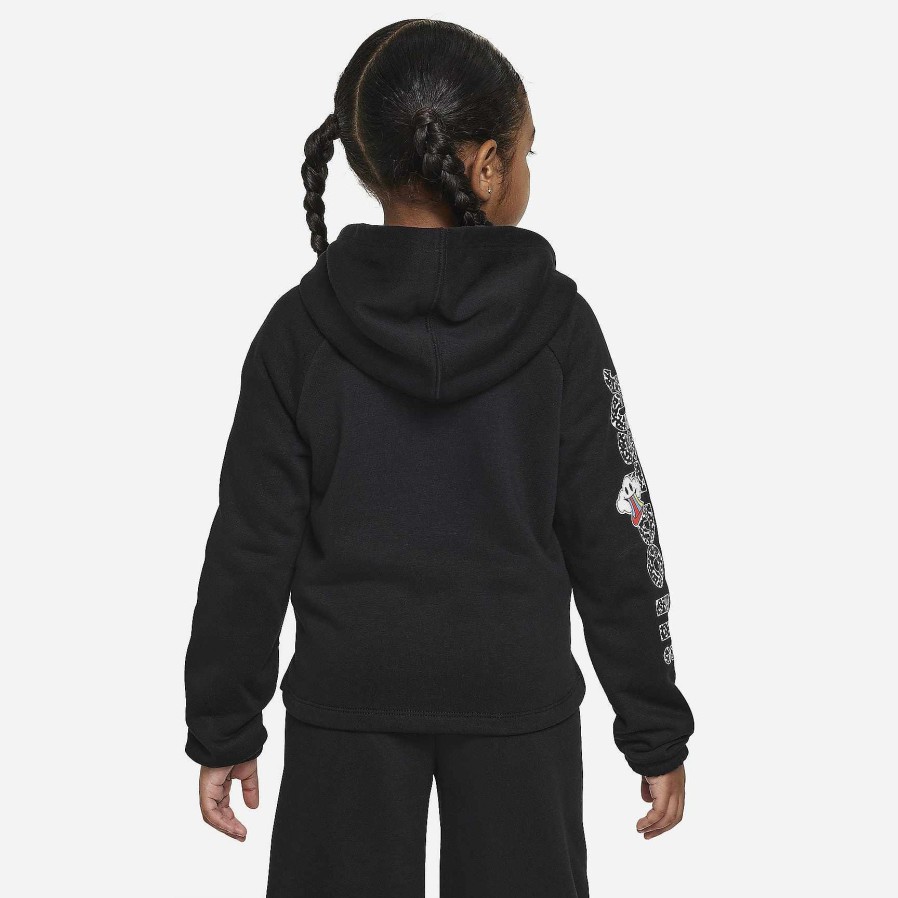 Kinder Nike Hoodies & Sweatshirts | Nike Notizbuch-Print-Hoodie Mit Durchgehendem Reisverschluss