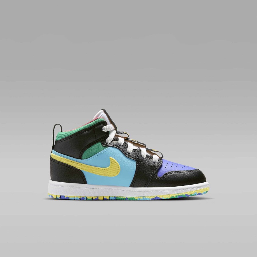 Kinder Nike Lebensstil | Jordan 1 Mid Sneaker School