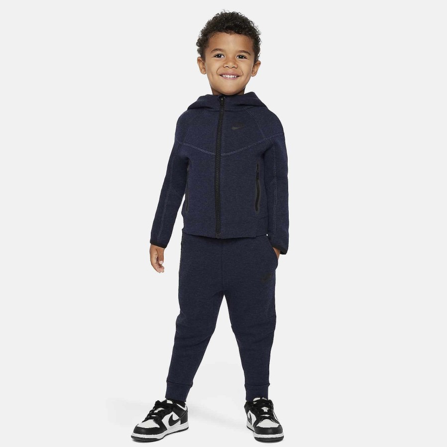 Kinder Nike Hoodies & Sweatshirts | Nike Sportswear Tech Fleece-Set Mit Durchgehendem Reisverschluss