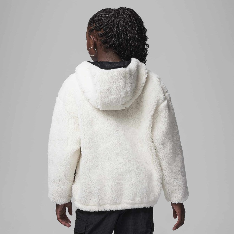 Kinder Nike Oberbekleidung Und Jacken | Jordan Jacquard Sherpa Jacke