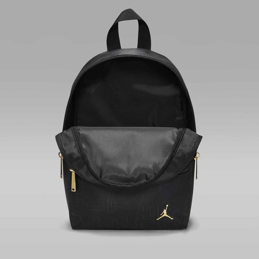 Zubehor Nike | Jordan Mini-Rucksack In Schwarz Und Gold