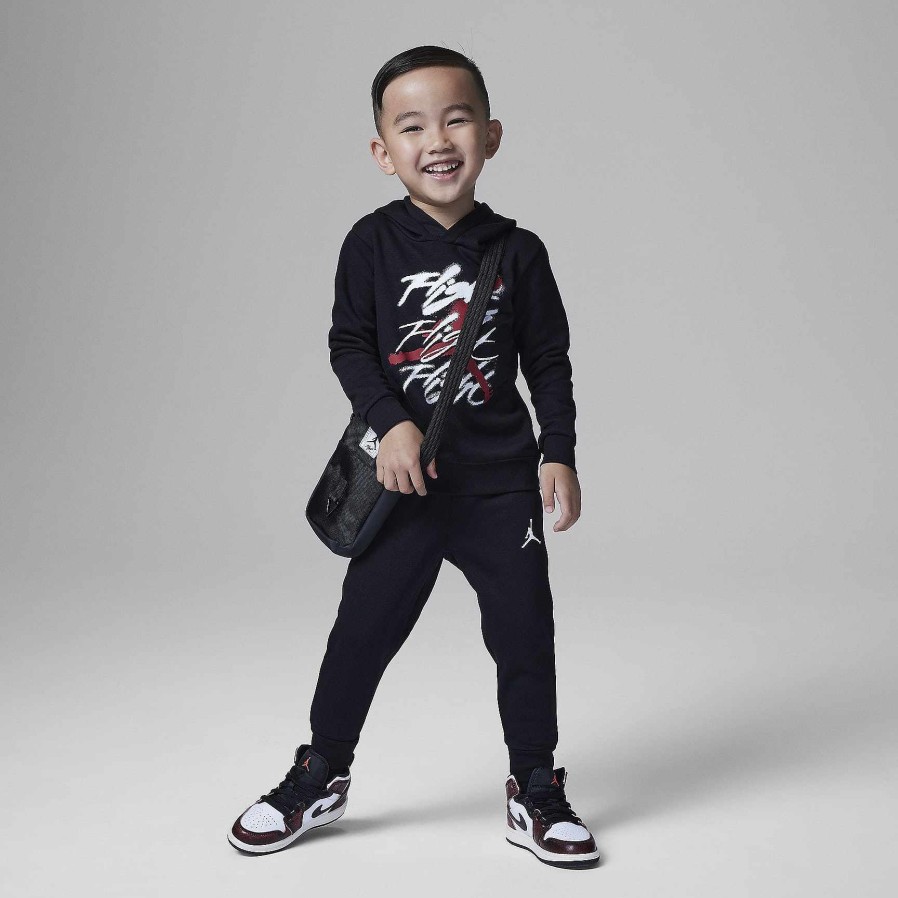 Kinder Nike Cyber Monday-Kleidung | Jordan Flight Spray Pullover-Hoodie-Set