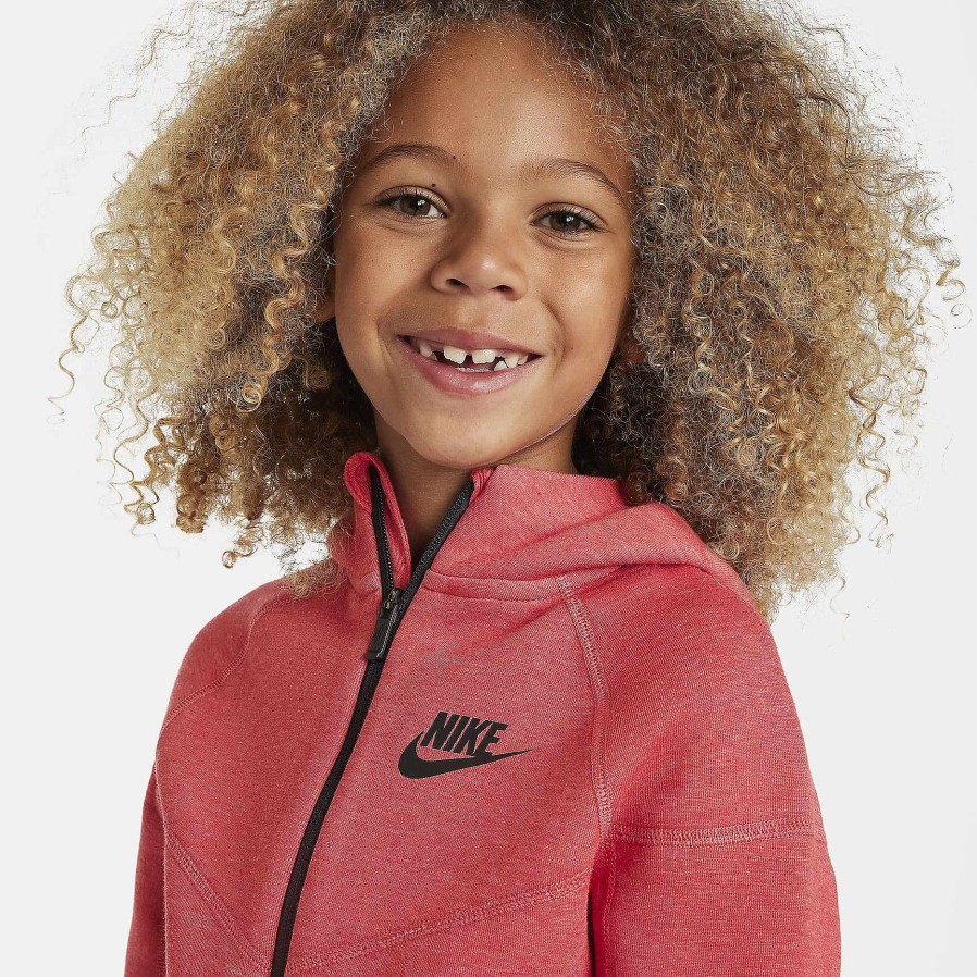 Kinder Nike Hoodies & Sweatshirts | Nike Sportswear Tech Fleece-Set Mit Durchgehendem Reisverschluss