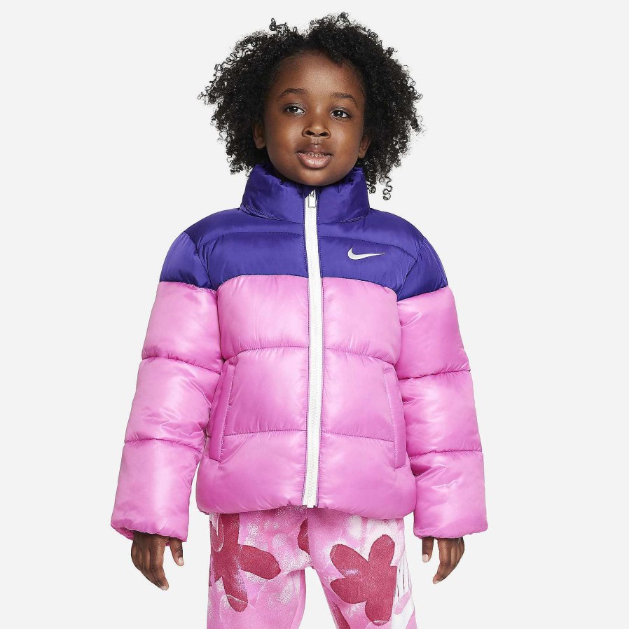 Kinder Nike Oberbekleidung Und Jacken | Nike Colorblock Pufferjacke